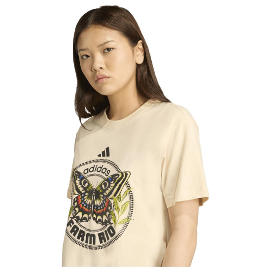 Adidas Γυναικεία κοντομάνικη μπλούζα x FARM Rio Tee